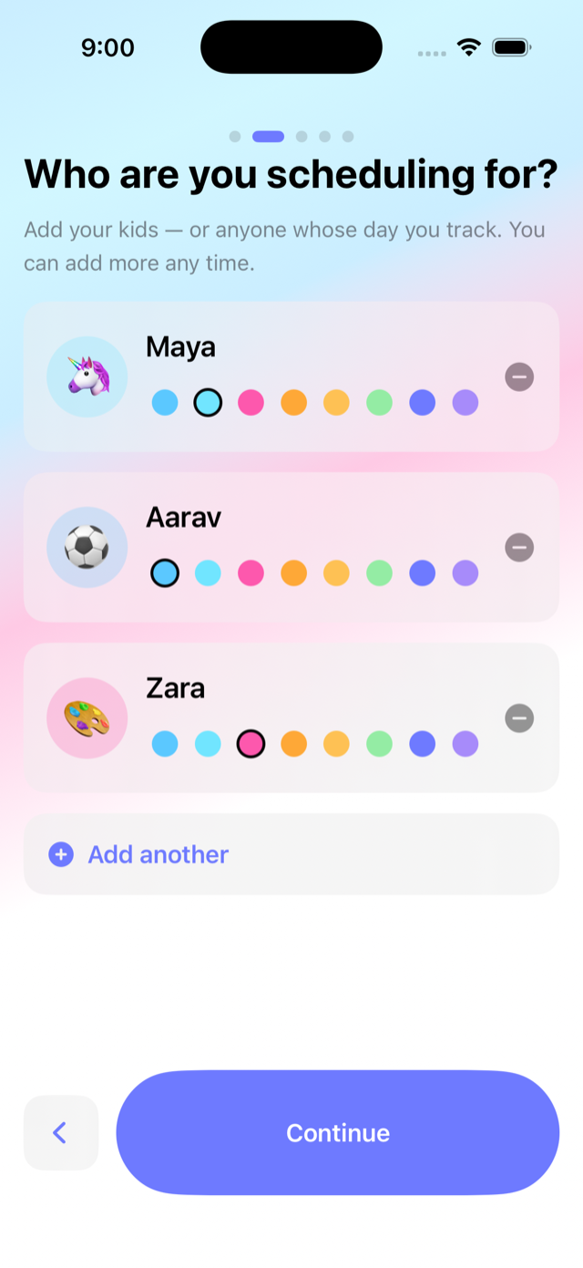 Add the kids